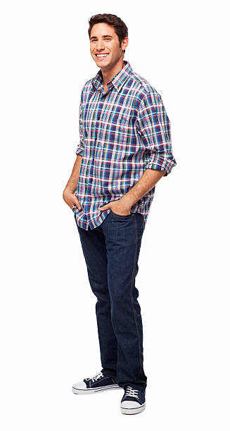 istock Young Man Standing With Hands In Pockets - Isolated 187159193