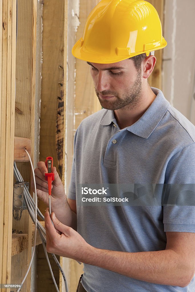 Elektriker Arbeiten - Lizenzfrei Arbeiten Stock-Foto