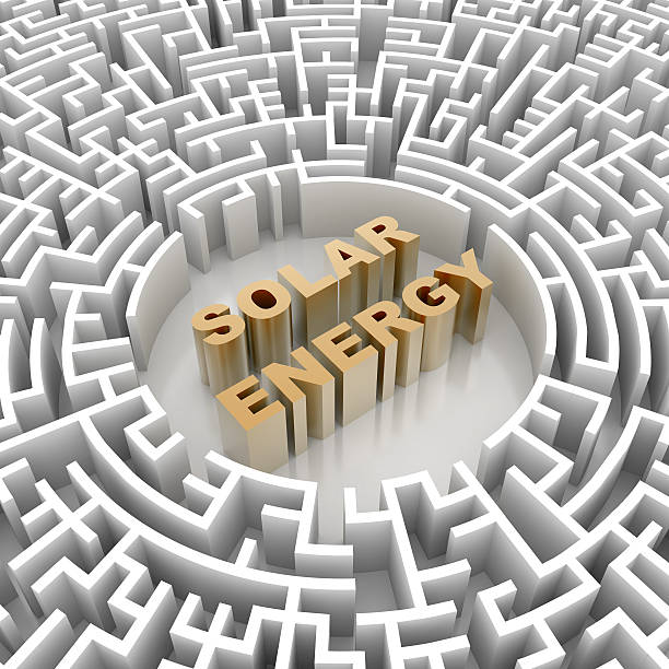 istock Labyrinth with SOLAR ENERGY word 187162795