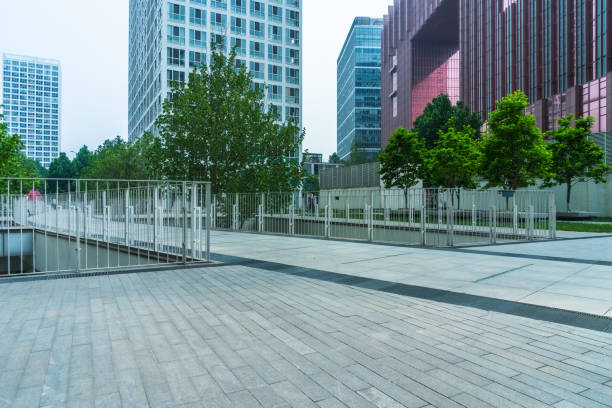 istock modern office building outdoors in the downtown 1871645191