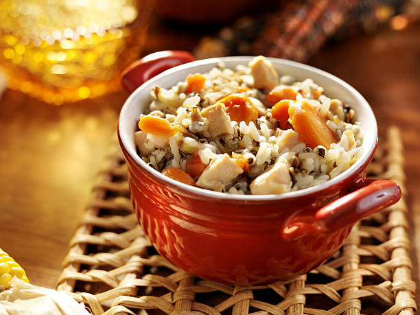 istock Soup- Chicken and wild rice with carrots 187164638