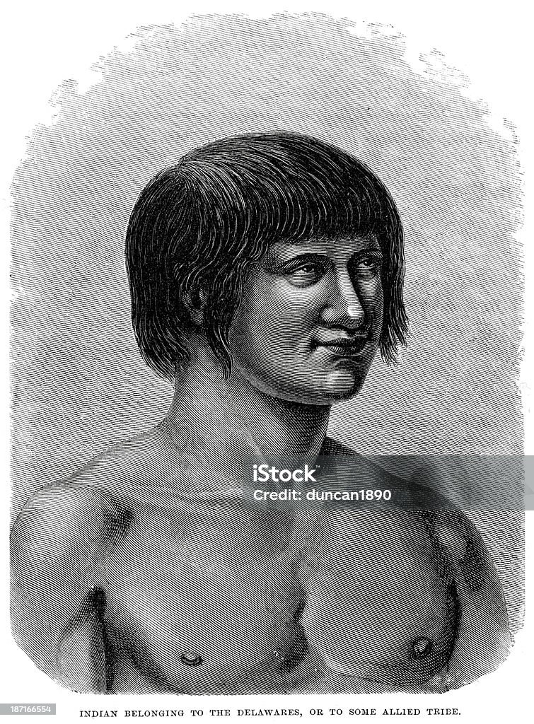 Delaware Native Delaware Native American Stock Illustration - Download Image Now ...