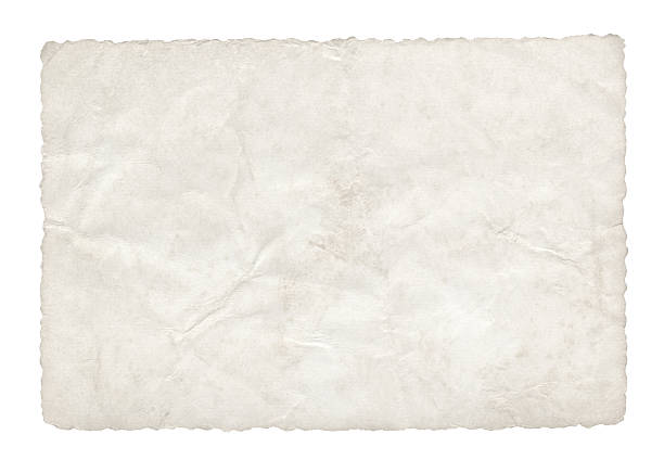 istock Vintage Paper isolated on white 187167238