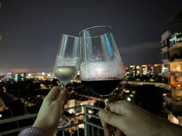 istock Glass of champagne and wine 1871677148