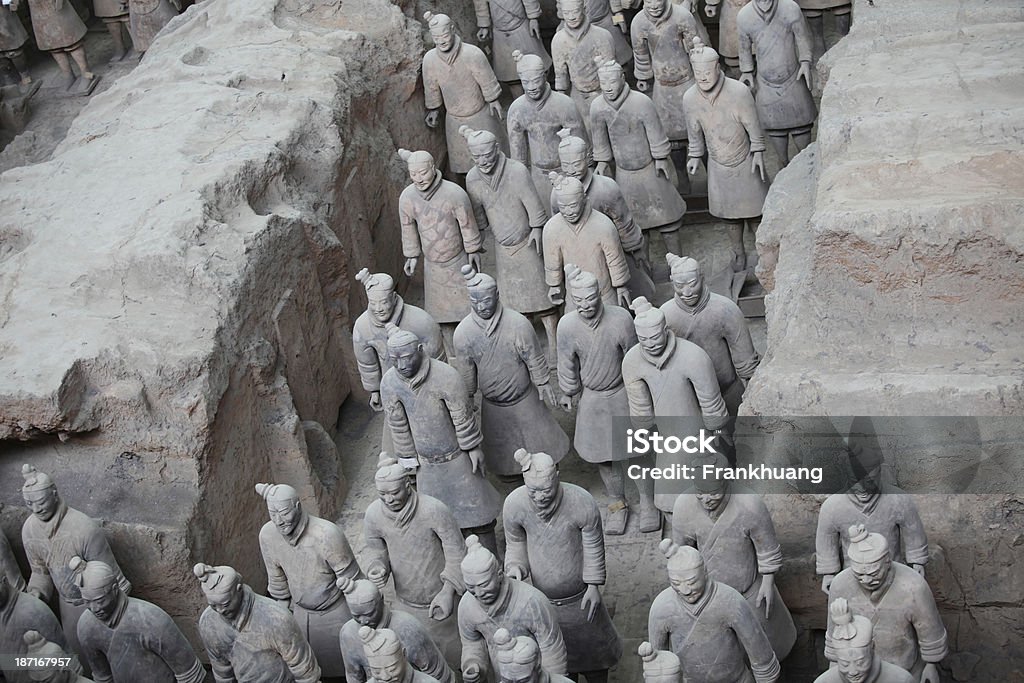 Terracota Warriors - Foto de stock de Anticuado libre de derechos