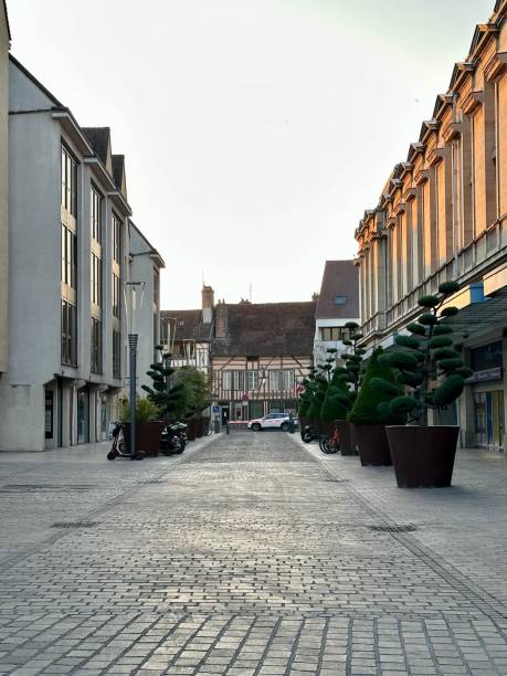 istock Downtown street in Troyes 1871679908