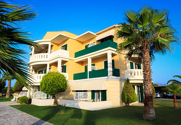istock Small Hotel On Greek Island 187169218