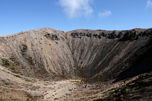 Mountain Aso is the largest active volcano in Japan.