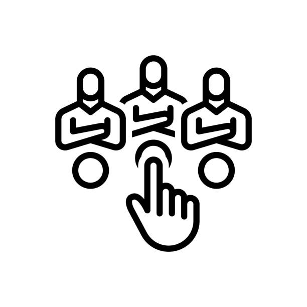 Assign cede Icon for assign, cede, entrust, hand over, nominate, empower, select, staff, give up, designate, allot, charge with designate stock illustrations