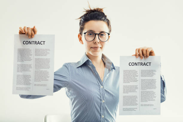 istock Poised with choice of contractual terms 1871741258