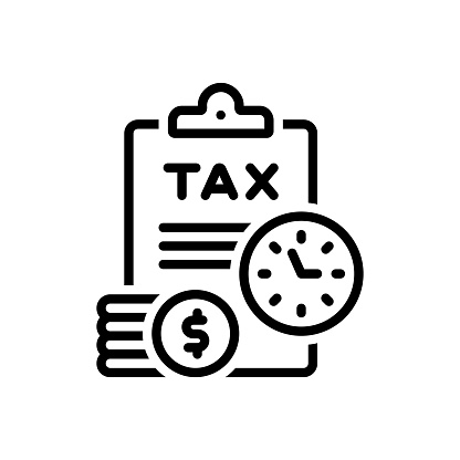 Icon for tax, levy, price, cost, rate, revenue, payment, finance, accounting, money, service tax, taxation, tariff