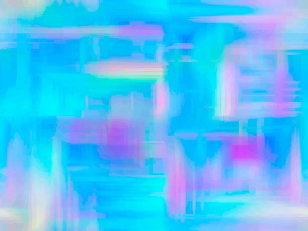 istock Seamless holographic vector texture. Rainbow foil, unicorn, iridescent, background, hologram shine effect. Pearlescent metal sparkly surface for design prints. Vector 1871750414