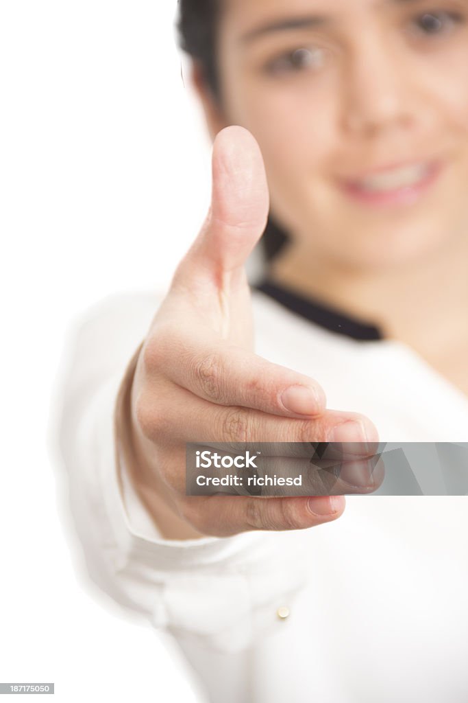 Di affari Handshake - Foto stock royalty-free di Adulto