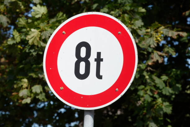 istock Traffic sign Passage up to 12 tons, Germany, Europe 1871763737