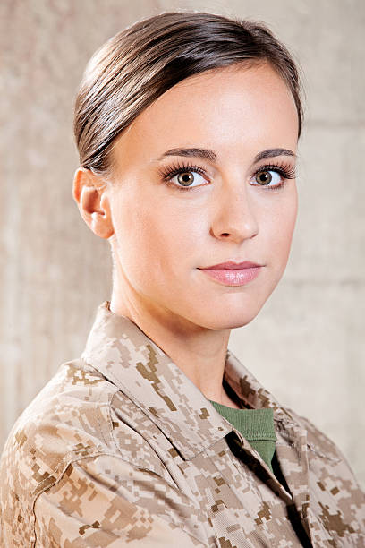 Female Marine Soldier