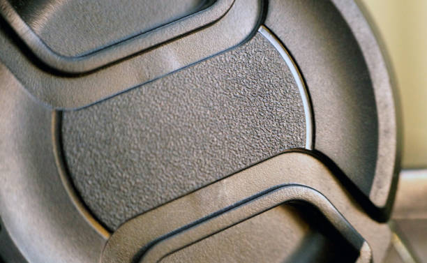 istock Close-up of DSLR camera lens cap 1871811896