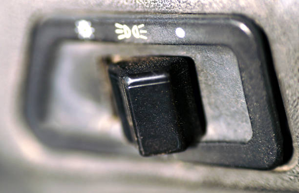 istock view of Light  switch of a two wheeler motor cycle 1871811901