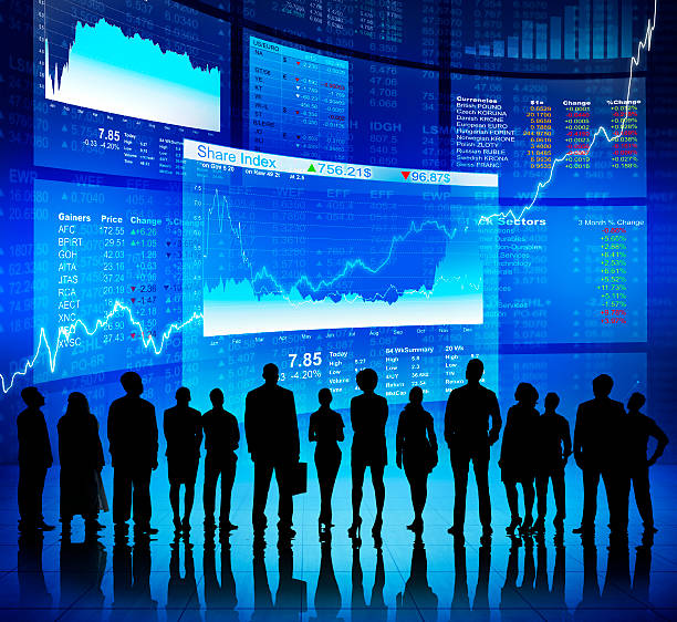 istock Business Communication at Stock Market 187181385