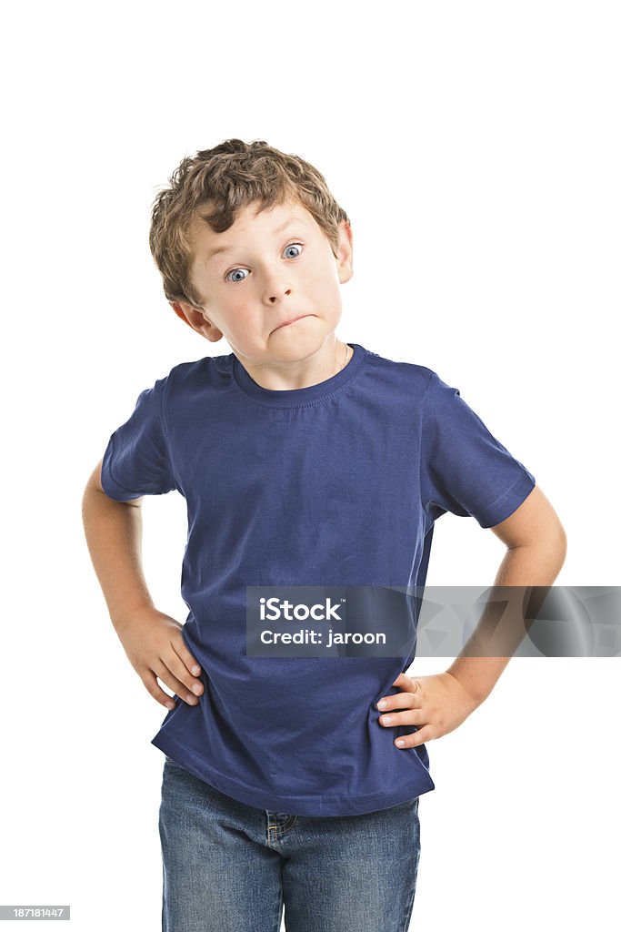 Porträt eines kleinen Jungen - Lizenzfrei 6-7 Jahre Stock-Foto