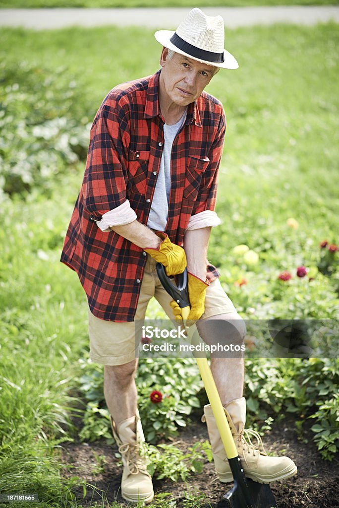 Personnes âgées Jardinier - Photo de Adulte libre de droits