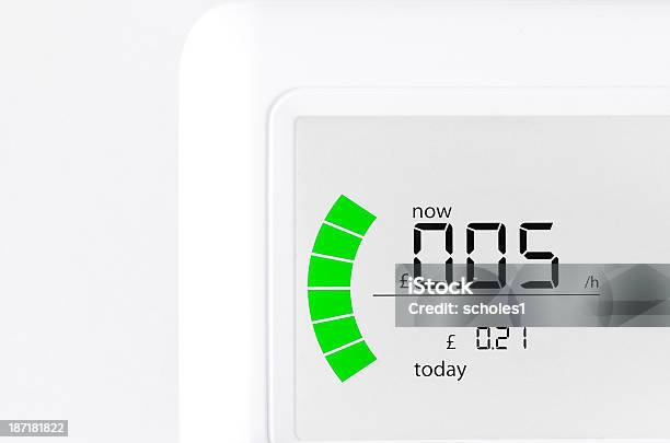 House Energy Meter Showing Stock Photo - Download Image Now - Fuel and Power Generation, Tariff, Appliance