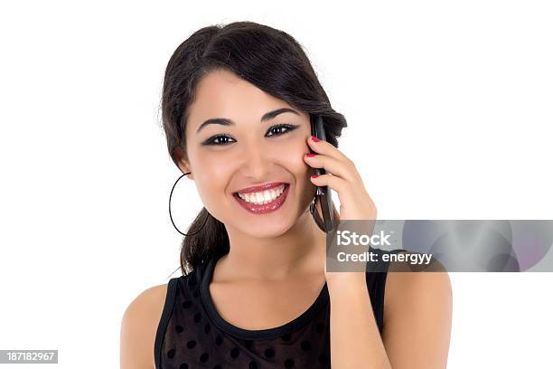 Businesswoman Talking On The Mobile Phone Stock Photo - Download Image Now - 20-29 Years, Adult, Adults Only