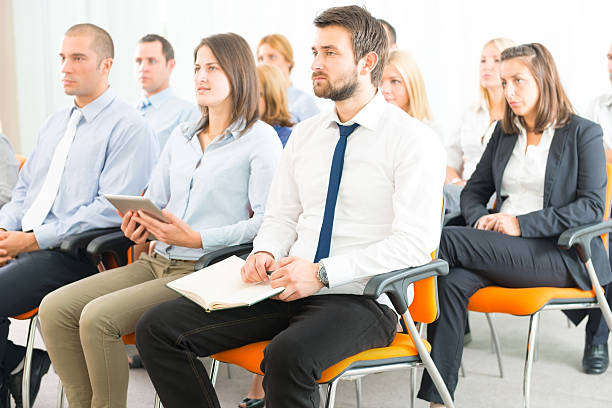istock Business people at the seminar 187183014