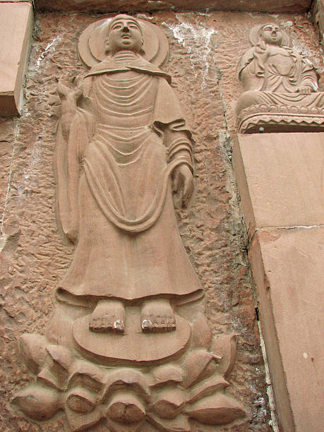 istock Carving Buddha, Xian, China 187183609