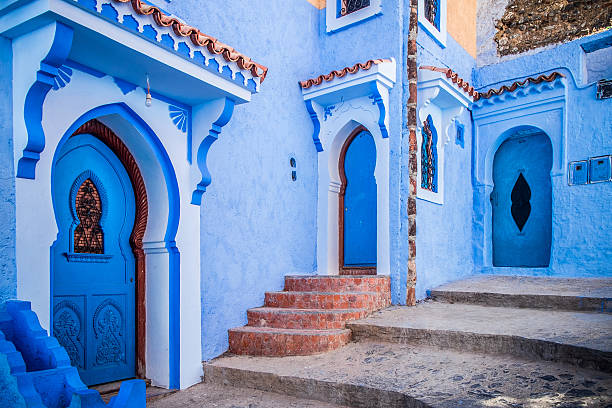 Chefchaouen, Morocco The beautiful blue medina of Chefchaouen in Morocco chefchaouen photos stock pictures, royalty-free photos & images