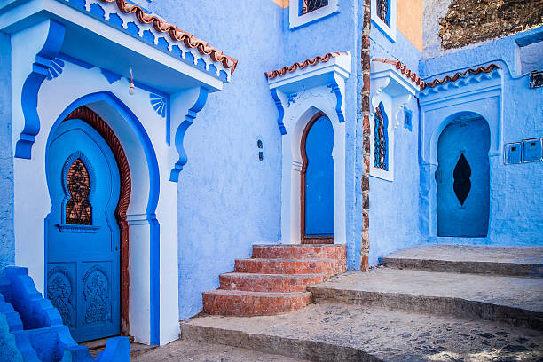 Chefchaouen, Morocco The beautiful blue medina of Chefchaouen in Morocco chefchaouen stock pictures, royalty-free photos & images