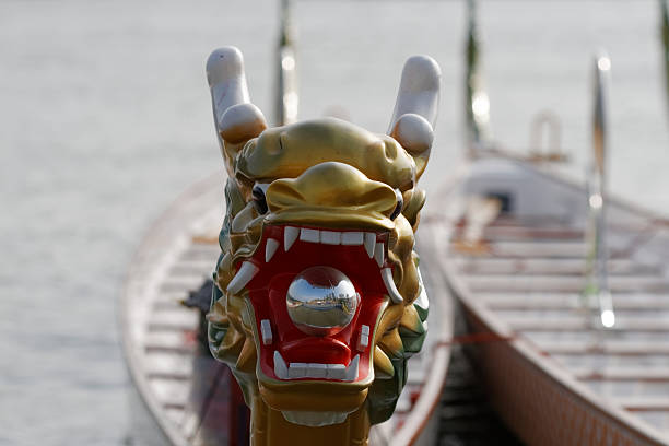 Dragon Boats stock photo