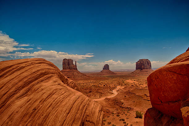 Monument Valley in Arizona stock photo