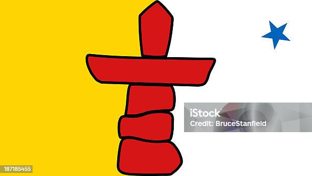The Flag Nunavut Stock Photo - Download Image Now - Flag, Nunavut, Iqaluit
