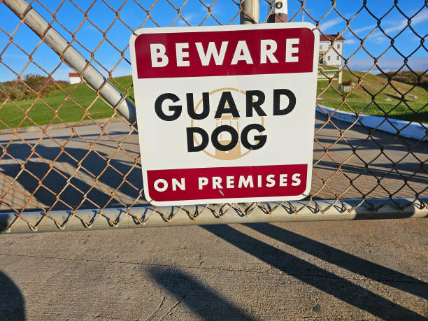 istock Beware of Guard Dog Sign 1871952598