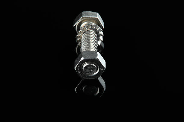 bolt and nut stock photo