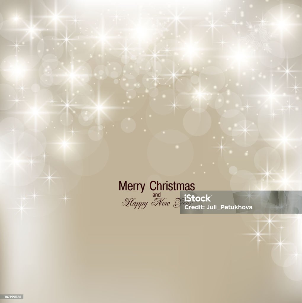 エレガントなクリスマス背景に雪の結晶 - お祝いのロイヤリティフリーベクトルアー�ト
