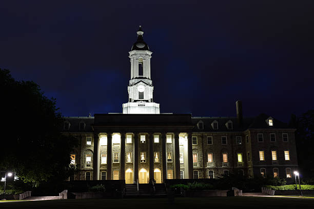 istock Old Main of Penn State 187199727