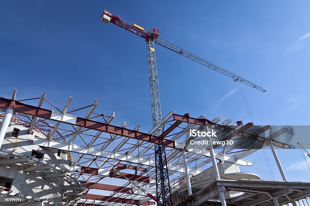 Nouvel immeuble de bureaux en cours de construction - Photo de Acier libre de droits