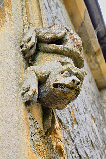istock Long tailed gargoyle on church window Godstone Surrey 187201080