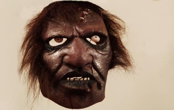 istock view of a Human face mask ,Halloween concept 1872018710