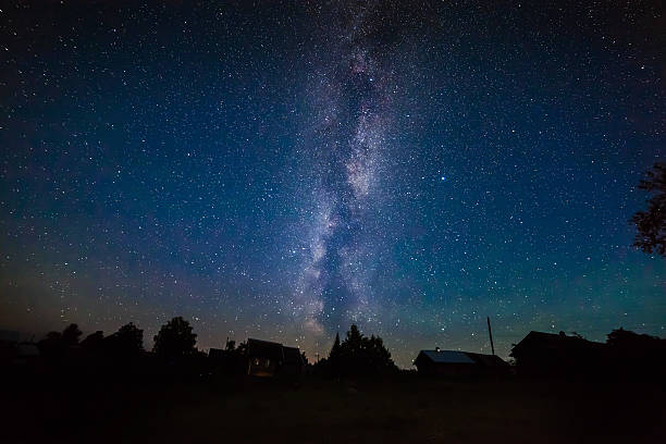 istock Milky Way in the night sky 187202223