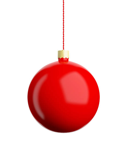 istock red christmas ball isolated 187202704