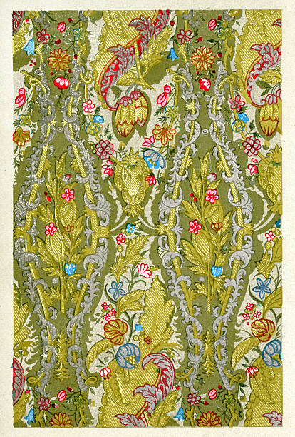 사행 패턴 - backgrounds green pink silk stock illustrations