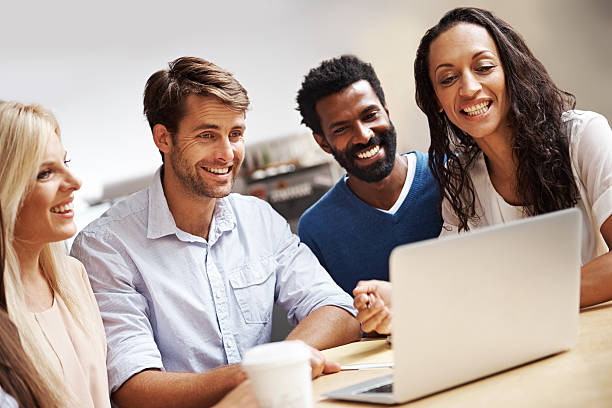istock Team spirit in the office 187203095