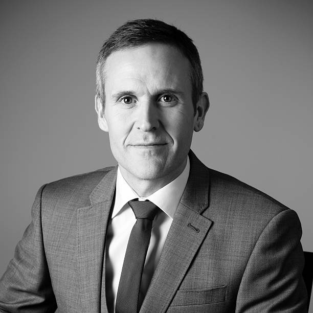 Business portrait in black and white