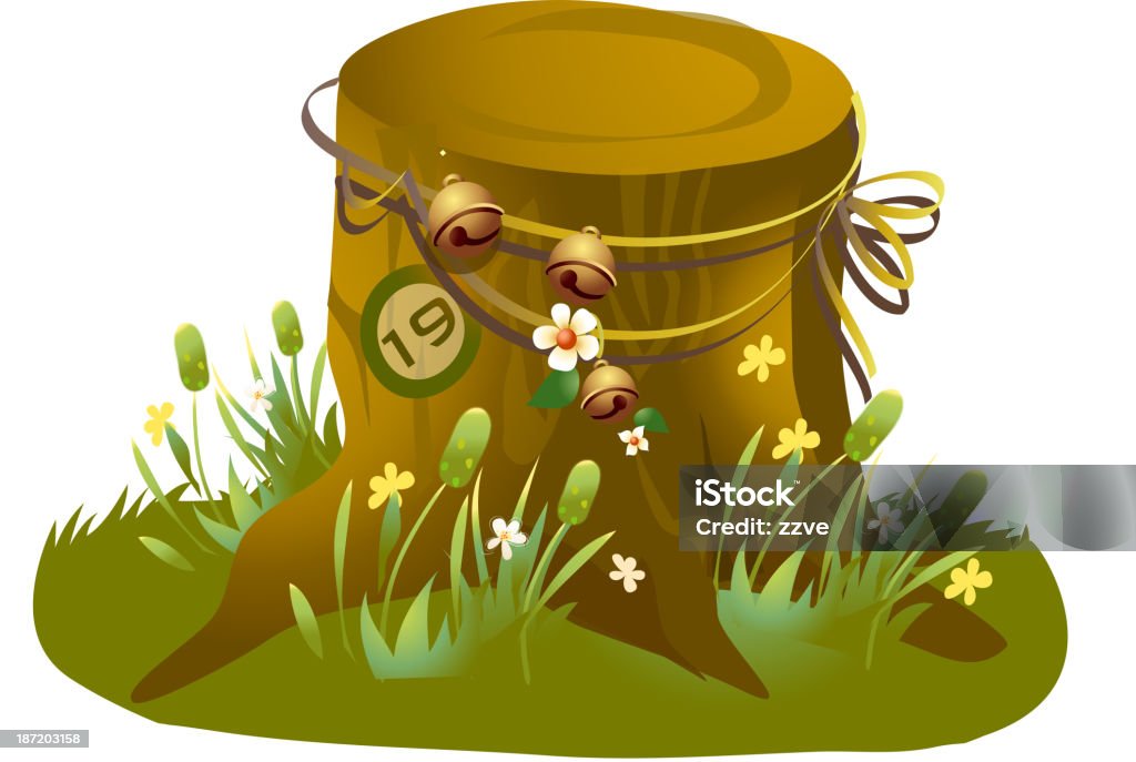 icon trunk Blade of Grass stock vector