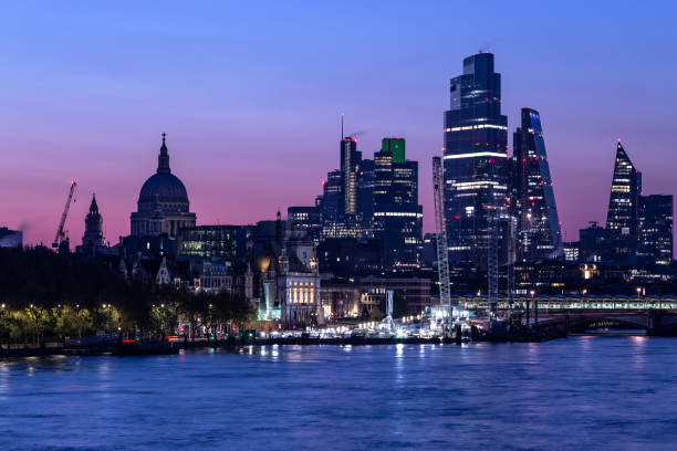 istock Early morning sky London architecture England 1872035032