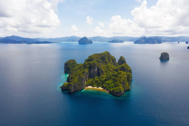 istock incredible island drone view in archipelago in the philippines 1872046630