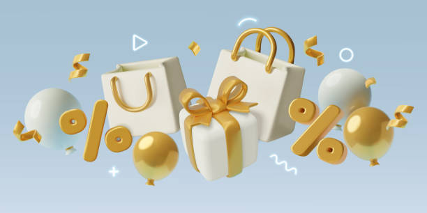 istock Holiday sale and discount concept banner 1872060262