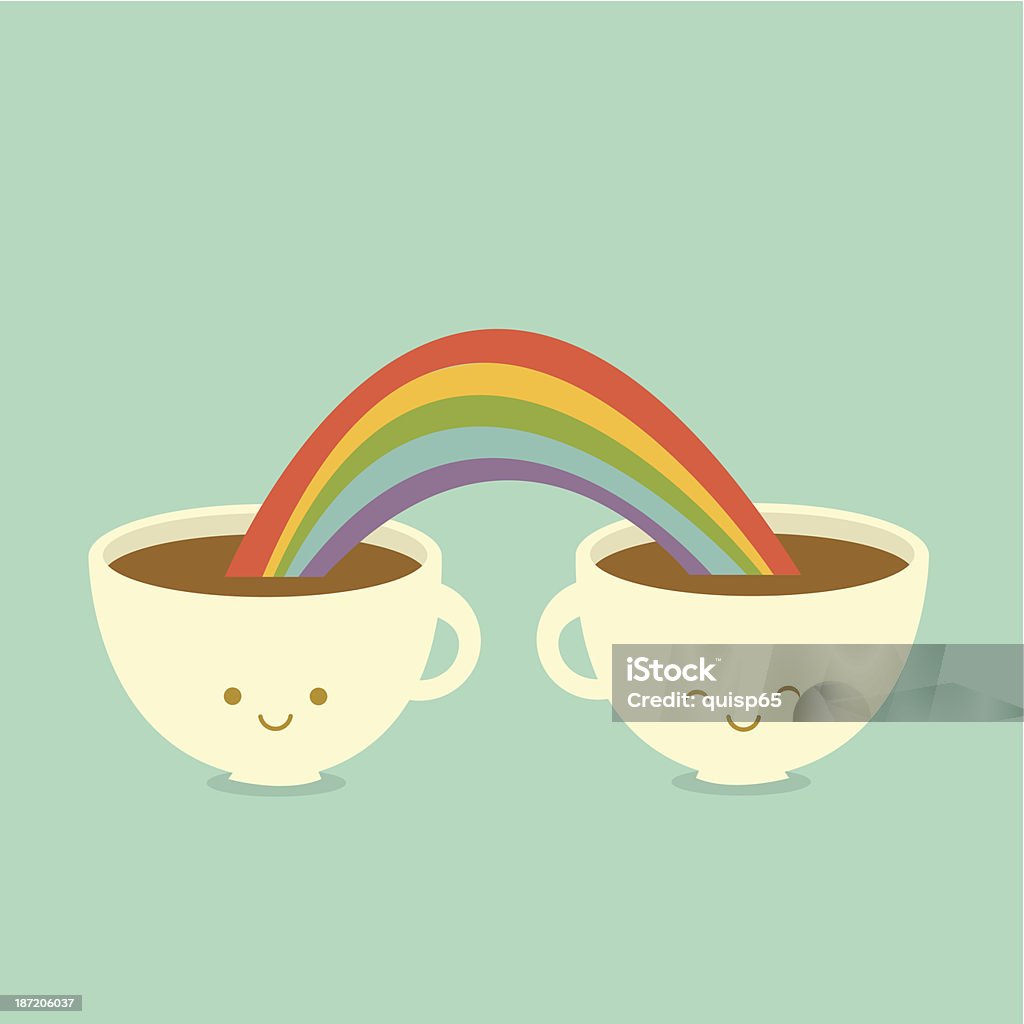 Coffee Friends - 免版稅咖啡 - 飲品圖庫向量圖形